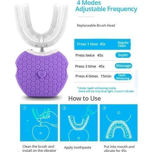 Electric Toothbrush Tooth Brush Electric Ultrasonic Sonic Toothbrushes Electric Toothbrush Rechargeable New Automatic