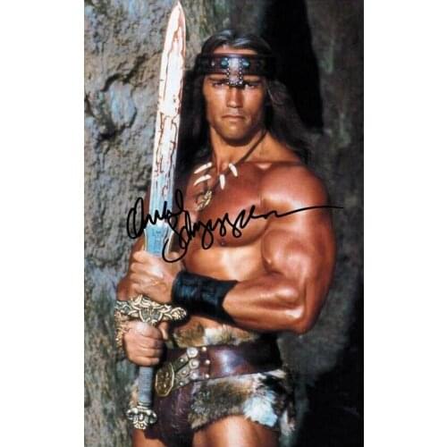 ARNOLD SCHWARZENEGGER Signed PHOTO Art Film Print Silk Poster Home Wall Decor 24x36inch