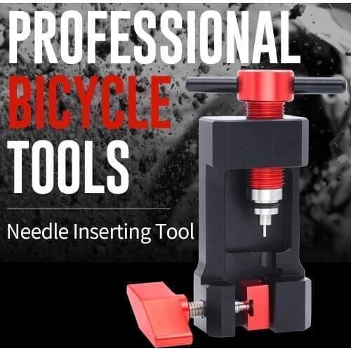 Bicycle Needle Inserting Tool Widely Applicable for Shimano / Avid / Formula Oil Needle Inserting CNC Anodized