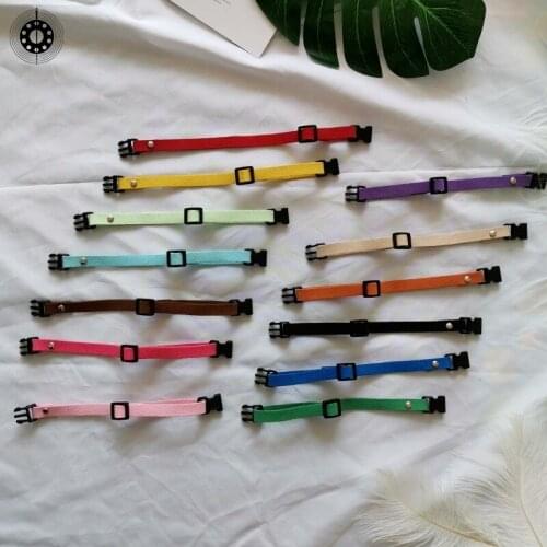 Hot selling velvet pet collar handmade dog decoration necklace cat accessories accessories identification ring pet supplies