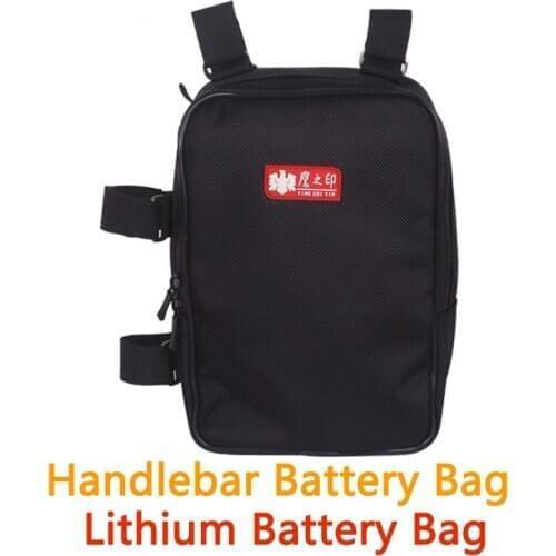 Electric Bicycle Lithium Battery Bag Bicycle Frame Beam Package Fiets Accessoires eBike Bag 25.5x17x8cm High Capacity