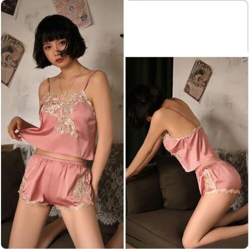 Menhisper Women's Silk Pajamas