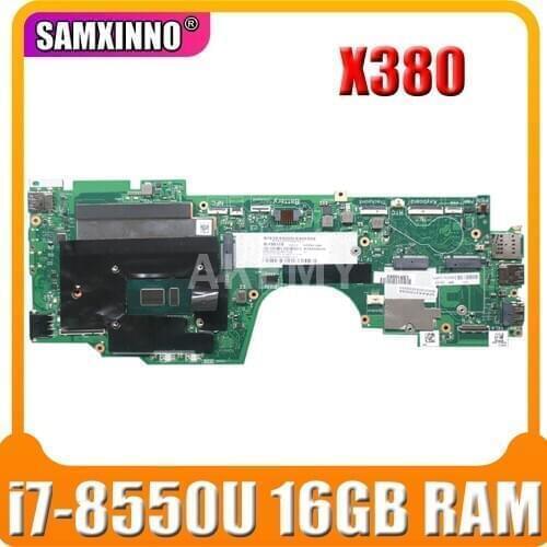 Original laptop For Lenovo ThinkPad X380 Yoga motherboard i7-8550U UMA 16GB 02DA012