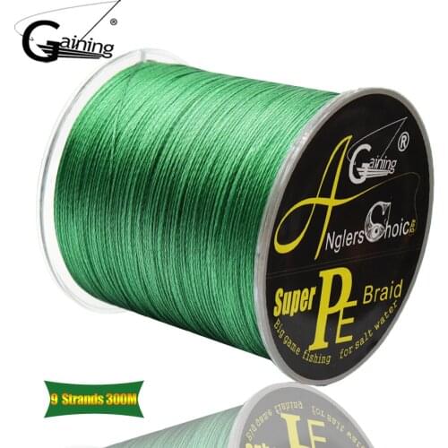 Braided Fishing Line 9 Strands 300M PE Wire Multifilament Fishing Line Braided Wire 20LB to 200LB
