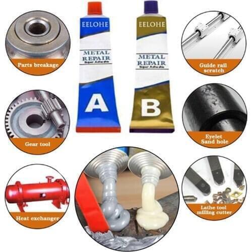 Industrial Heat Resistance Cold Weld Metal Repair Paste Adhesive A&B Repair Gel
