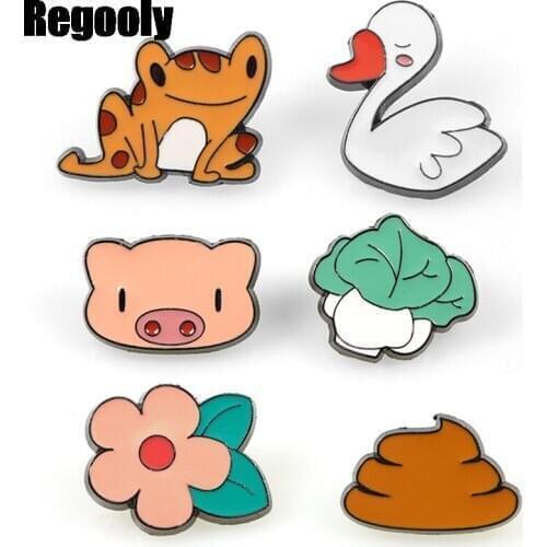 Regooly Brooches With Animals For Clothes