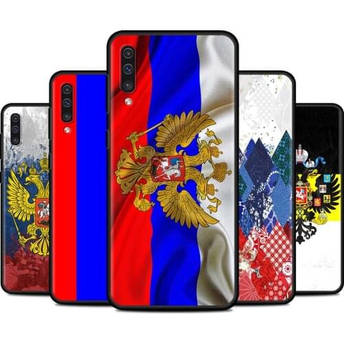 Vintage Russia Flag Cell Phone Case for Samsung Galaxy A50 A10 A70 A20e A30 A40 A20s A10s A10e A80 A90 A51 5G Cover Coque