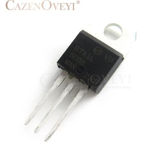 10pcs/lot BTA16-800B BTA16-800 TO-220 800V 16A new original In Stock