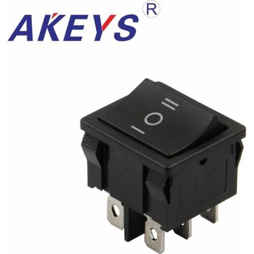 5PCS KCD2-501-6P 6pins 3nd gear 24*21mm rocker switch for electric toy motorcycle rocker switch