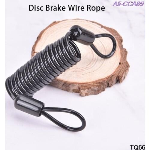Anti Theft Bike Brake Disc Lock For MTB Bicycle Motorcycle Electric Scooter Wheels Moto Security Safety Spring Rope Steel Wire