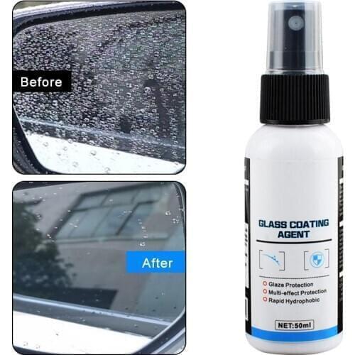 Car Anti-fog 30ml Hydrophobic Coating Spray Rainproof Anti-rain Agent Auto Front Windshield Coating Rear-View Mirror Cleaner