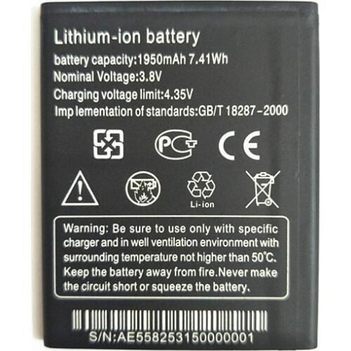 AZK T5 1950mah Battery New Batteries battery for Thl T5 T5S DNS S4705 4705 Smart Mobile Phone