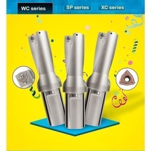 BEYOND WC U drill bit set 4D 20.5-25mm 21 21.5 22 23.5 24 indexable WCMT040208 WCMX insert U Drilling Shallow Hole fast drill