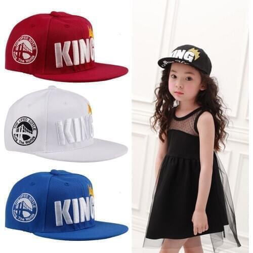 Boys Girls Kids Baby Baseball Cap Unisex Toddler Fashion Beanie SunHat Kids Embroidery Letters King Crown Casual Caps Snapback