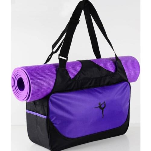 48*24*16cm High-capacity Yoga Mat Backpack Canvas Waterproof Yoga Bag Sports Fitness Bags (No Yoga Mat)