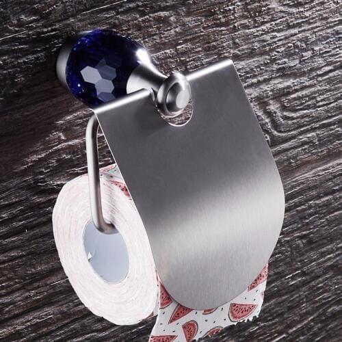 BAIANLE Toilet Paper Holder RUSTPROOF Stainless Steel Bathroom Accessories towel holder Wall-Mounted