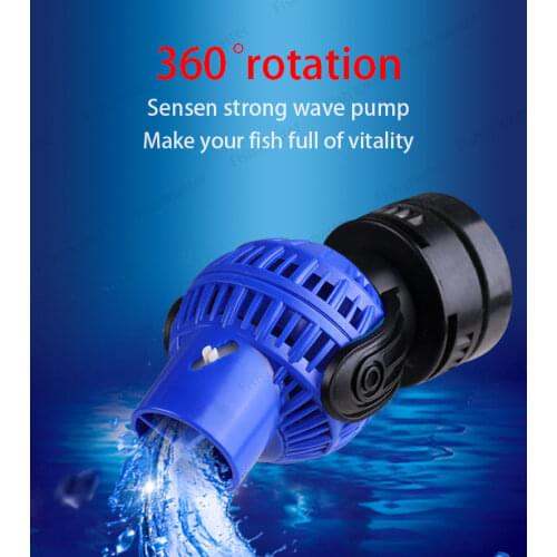SUNSUN Adjustable Wave Maker Wavemaker 220-240V Circulation Water Pump Wave Maker Aquarium Reef Powerhead Fish Tank