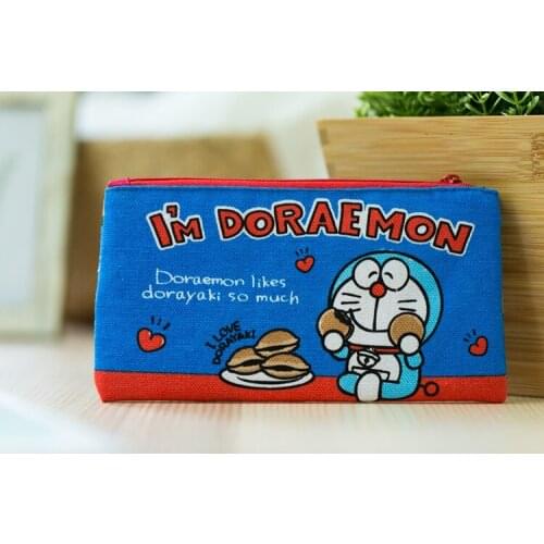 IVYYE 1PCS Doraemon Fashion Anime PU Wallet Bags Wallets Zipper Coins Pocket Casual Purses Card Unisex Gifts New