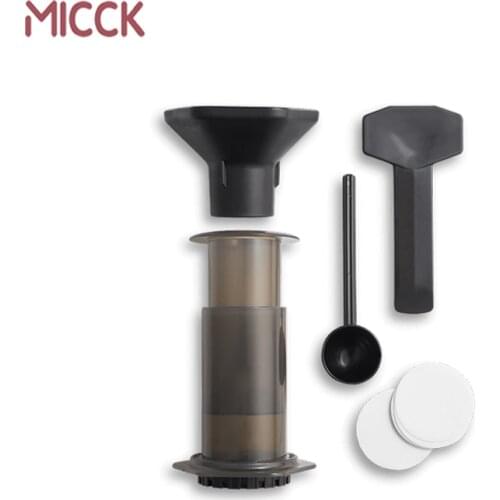 MICCK Coffee Filte Water Bottle Reutilizable Press Type Coffee Pot Portable Espresso Coffe Machine For Outdoors Tourism Tea Set