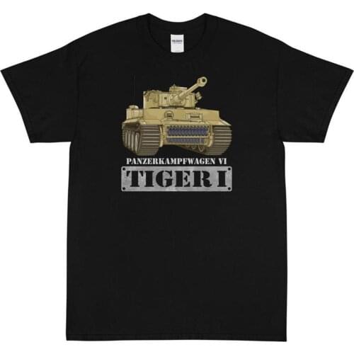 Tiger I Panzer VI Tank German WW2 Tanks Panzer Gifts Short Sleeve Men T-Shirt