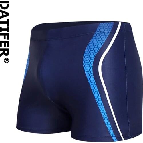 Datifer Men Swimwear Quick Dry Fashion Swimming Trunks Sexy Beach Shorts EC04X Male Bathing Surfing Briefs Holiday Swimsuit