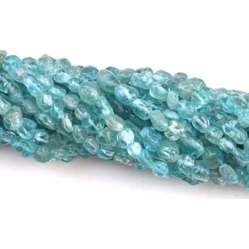Natural Apatite Irregular Stone Beads Loose Beads 5*8mm For Jewelry Making DIY Bracelet Necklace