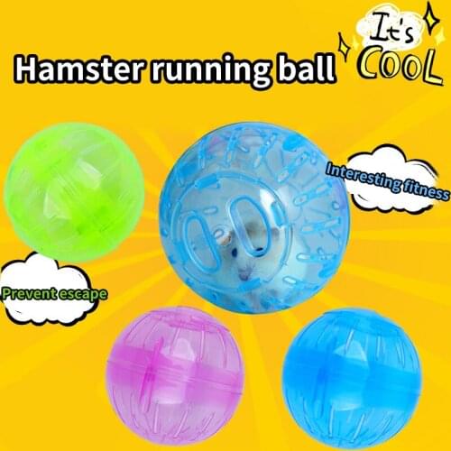 10CM Plastic Pet Jogging Ball Toys Hamster Gerbil Rat Exercise Portable Funny Hamster Running Balls