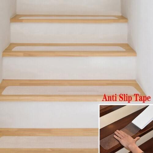 Practical Stair Anti-Slip Stickers Transparent Floor Treads Tape Carpet Non-Skid Adhesive Pad For Home Protector