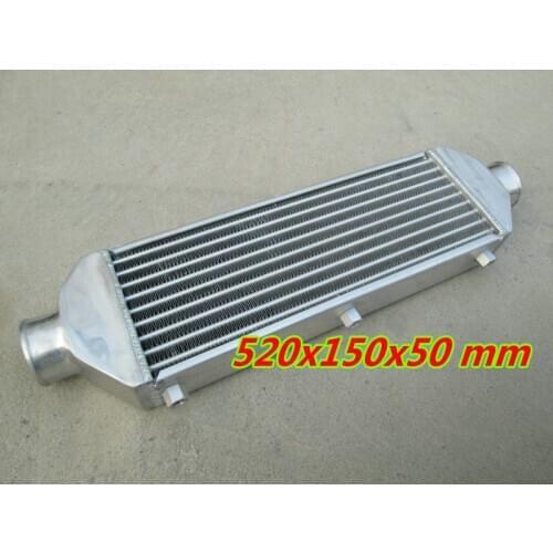 FMIC universal Aluminum Intercooler 520x150x50 mm 2.6" Inlet / outlet Tube Fin brand new