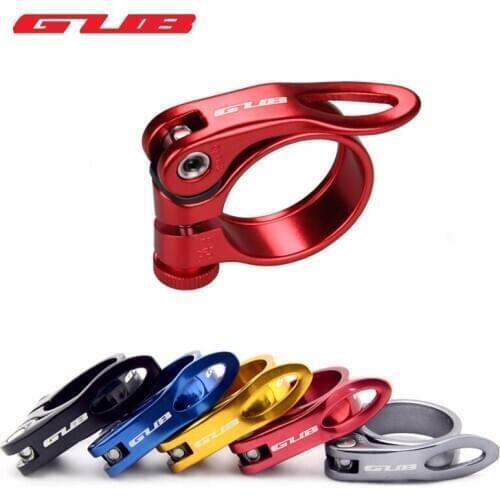 GUB Bicycle Seat Post Aluminum Ultralight Quick Release Road Bike MTB Mountain Bicycle Seat Post Seatpost Clamp 31.8mm 34.9mm
