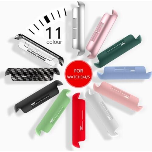 Full cover for Apple Watch series 5 4 3 2 1 bumper frame Shell case w glass film for iWatch screen protector 38mm 40mm 42mm 44mm