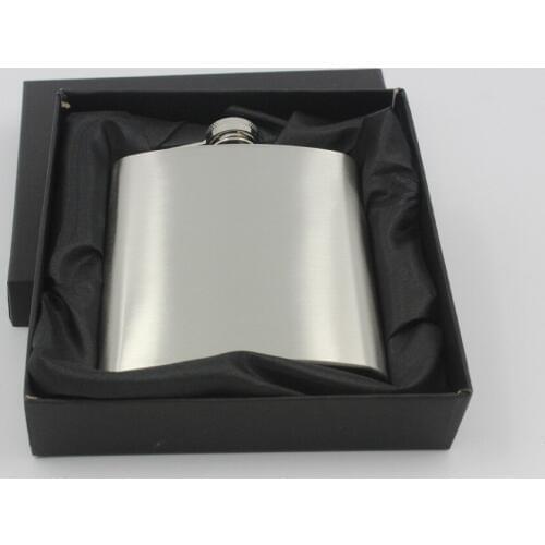 100pcs/lot Hip Flask 9oz Portable Stainless Steel Flagon High Quality Wine Bottle Retro Pocket Flask Russian Flagon Hot Selling