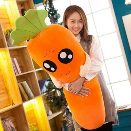 120cm / 47 inch cute big carrot pillow pillow big plush toy girl giant carrot sleeping doll stitched plush sofa pillow