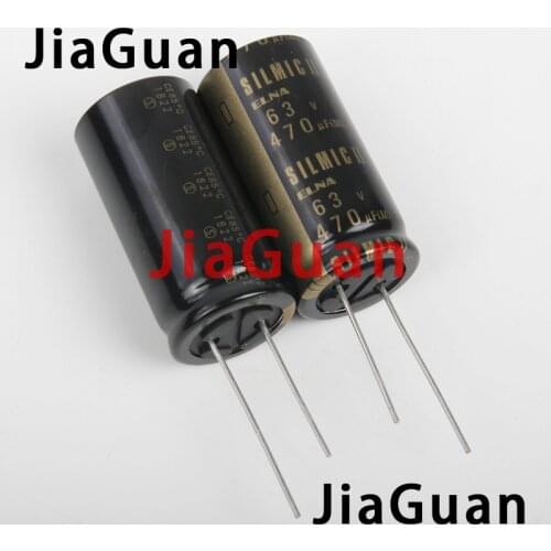 2PCS Thailand NEW ELNA RFS SILMIC II 63V470UF 18X35MM SILMICII 470UF 63V hot sale 470uf/63v RFS-63V471MK8