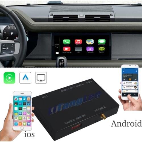 Car Camera Carplay Decoder Adapter For Land Rover Defender L663 2019~2021 Mirror Link Display Android Auto Play 360 BirdView
