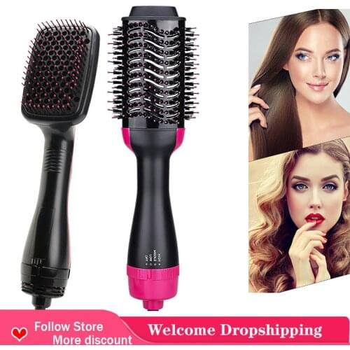 Hair Dryer Hot Air Brush Wrap Electric Rotating Hair Curling Iron Hair Styling Tools Rollers Machine Hair Blow Dryer Brush
