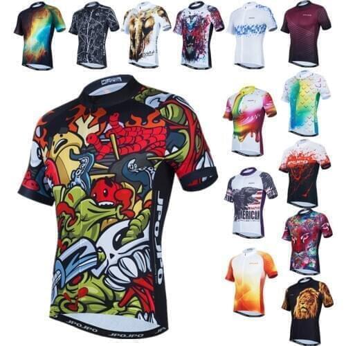 Weimostar Summer Bike Jersey Tops Men Short Sleeve Cycling Jersey Mountain Bicycle Shirt Racing Sport Cycle Wear Clothes Maillot
