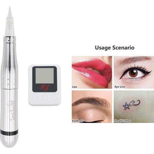 Mini Panel Control Tattoo Machine For Permanent Makeup Eyebrows Lip Tattoo Professional Mricroneedle Therapy Forever Make Up