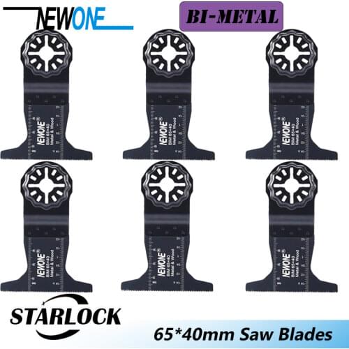NEWONE Starlock 65*40mm Bi-Metal Oscillating Saw Blades with fine HSS teeth for sheet metal fibreglass-reinforced plastic