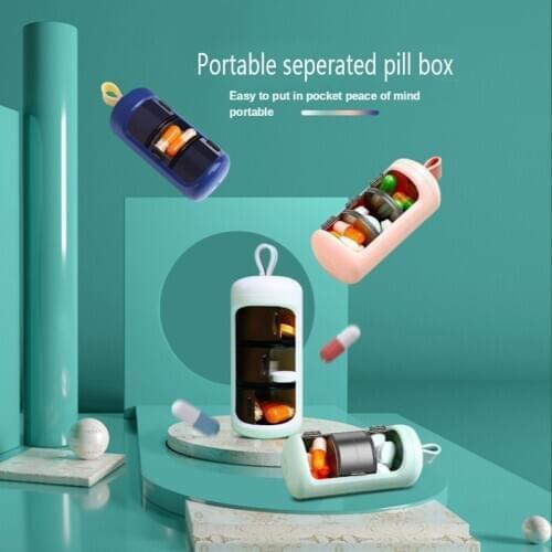 Portable Women Small Cute Mini Prescription Pill Container Keychain Box Medicine Shaped Case Hat Daily Save Organizer Bottle Set