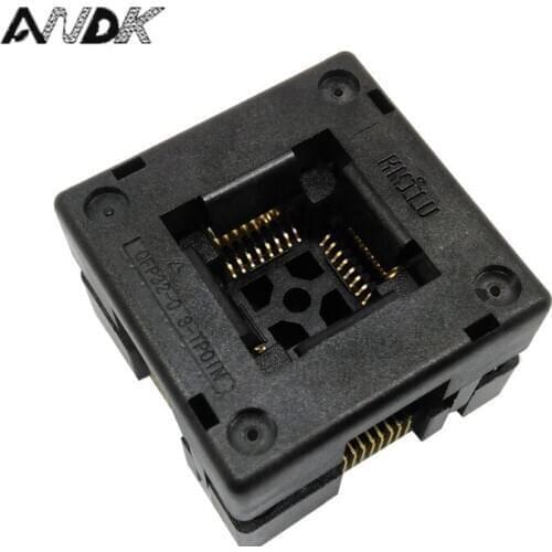 QFP32 TQFP32 LQFP32 Burn in Socket IC51-0324-1498 Pitch 0.8mm Size 7*7mm Open Top Programming Socket Adapter