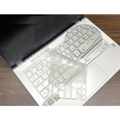 Clear Transparent TPU Keyboard Guard Cover Protector For ASUS ROG Zephyrus G14 GA401 14"
