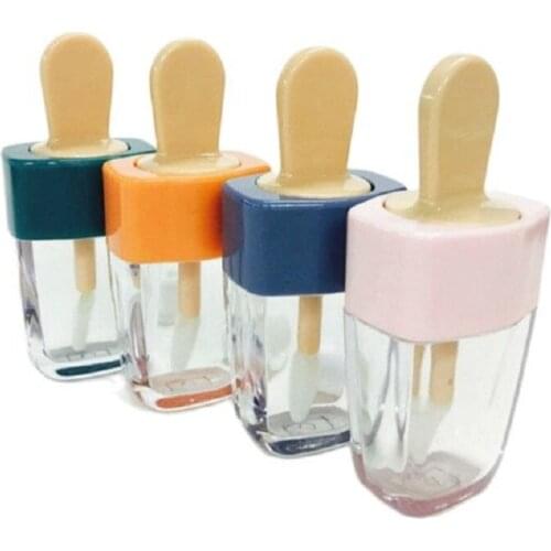 5ML 50pcs/lot Empty DIY Lip Gloss Bottle, Elegant Cute Lovely Liquid Lipstick Filling Container,Colored DIY Plastic Lipgoss Tube