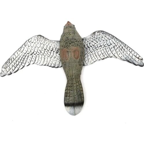 Garden Ornament Simulation Birds Decoration Flying Falcon Cat Bird Scare Protect Decoy Humane Bird Deterrent Eagle Toy Expulsion