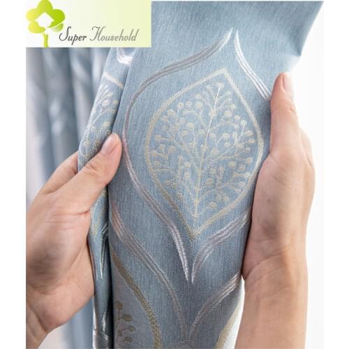 Modern Faux Linen Fabric 70%-85% Shading Curtains for Bedroom Living Room Insulating Window Curtain for Kitchen Customized