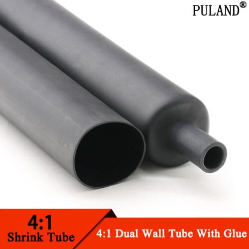 1 meter 4:1 Heat Shrink Tube Adhesive Glue 4 6 8 12 16 20 24 32 40 52mm Lined Dual Wall Tubing Sleeve Wrap Wire Cable kit