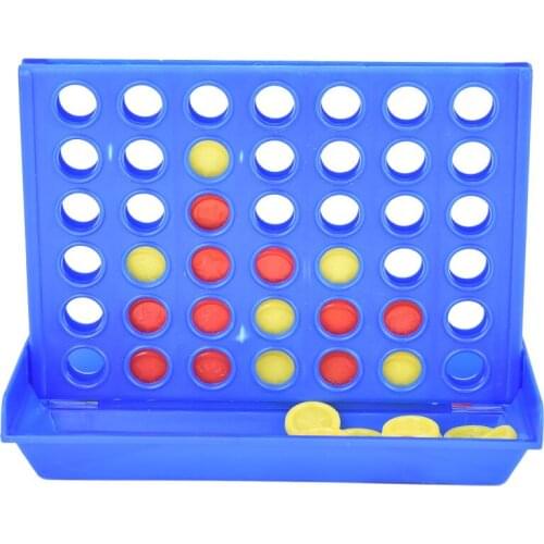 1 Set Connect 4 In A Line Board Game Childrens Educational Toys for Kid Sports Entertainment