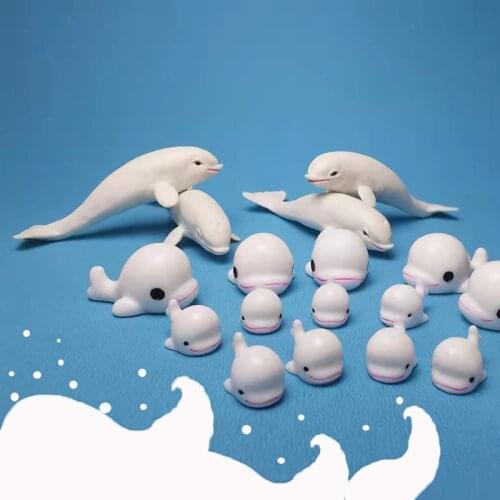 10 white dolphins/fairy garden gnome/moss terrarium home decor/crafts/bonsai/bottle garden/miniatures/home table decor/c139