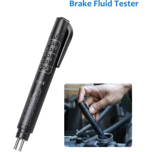 Automotive Car Brake Fluid Tester Pen Universal Liquid Oil Fluid Diagnostic Tool (not includes Battery)