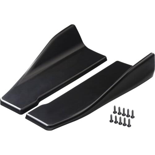 Car Rear Bumper Spoiler Apron Universal Rear Bumper Left Right Bottom Line Spoiler Diffuser Bumper Lip Spoiler Canards Grand